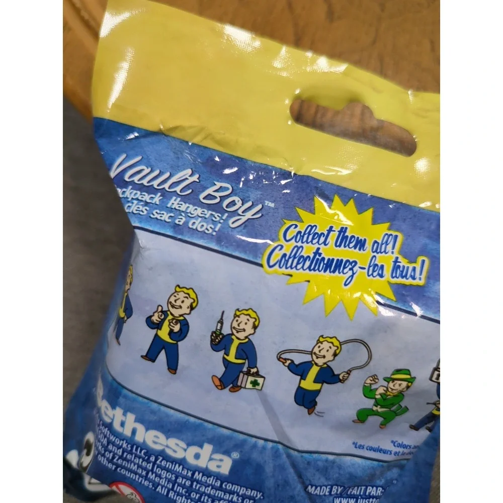 Fallout 4 Vault Boy Backpack Hanger Keyring Blind‎ Mystery Bag Bethesda